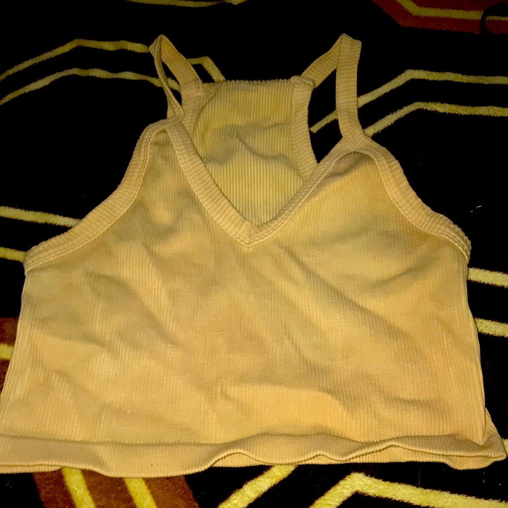 Tan crop top